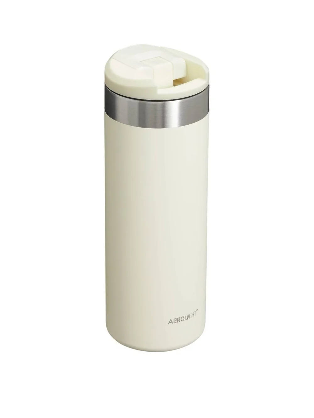 Stanley Cream Travel Tumbler - Insulated Stainless Accent - Picture 2 of 4